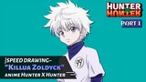 Menggambar "Killua Zoldyck"😎(PART 1) || Anime Hunter X Hunter