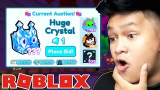 CURRENT AUCTION "HUGE CYRSTAL DIAMOND" eyy PET SIMULATOR X