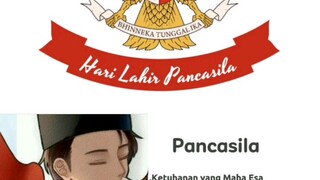 memperingati hari pancasila tahun 2023 pada hari kamis 1 juni.🫡 selamat hari pancasila.