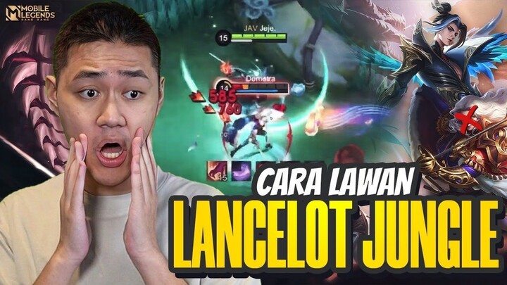LAWAN LANCELOT JUNGLE YANG LAGI OP BANGET DI RANKED - Mobile Legends