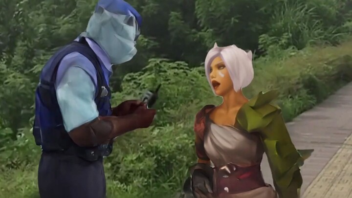 Why does Yasuo run away as soon as he sees the Bear?