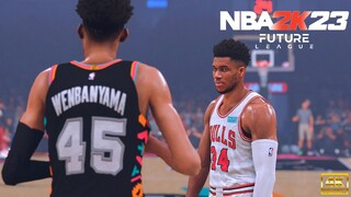 Giannis Meets Victor Wembanyama! | NBA 2K23 Future League Mode | Bulls vs. Spurs