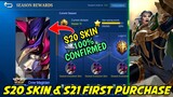 SEASON 20 SKIN CONFIRM AND S21 FIRST PURCHASE SKIN WITH RELEASE DATE