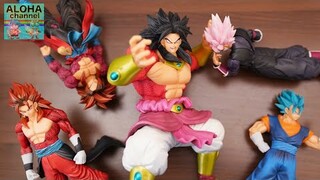 DRAGON BALL UNBOXING FIGURES SUPER DRAGONBALL HEROES 3rd MISSION SS4 BROLY GOKU GOGETA VEGITO BLACK