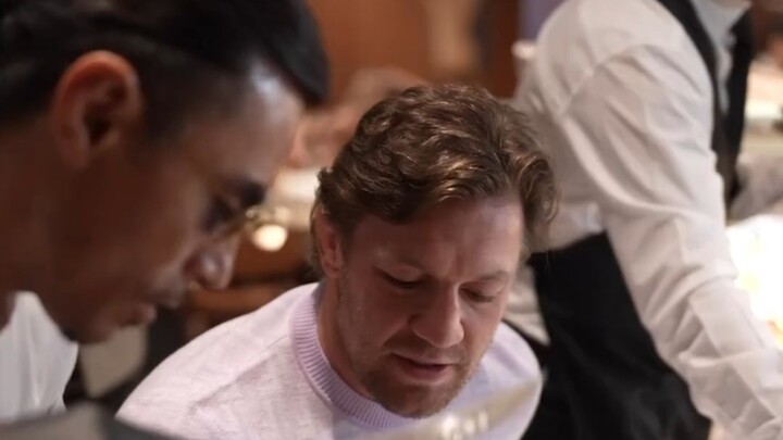 Verbal sparring with a hearty meal