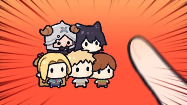 Permainan jari! Tapi makanan labirin 🤞～