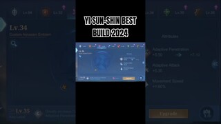 Yi Sun-Shin Best Build 2024 #shorts #mlbb