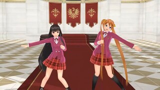【mmdネギま】神楽坂明日奈＆近衛木乃香でカラフル×セクシィ