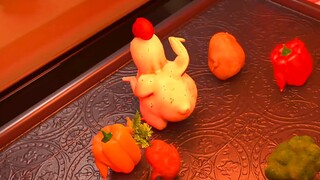 A rooster who enjoys more than people, soaks in hot springs every day and does a full body spa! anim