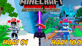 100 Hari di Minecraft Hardcore Medieval Island