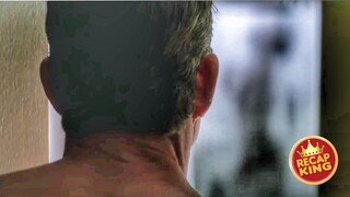 A psychopath hides in a house and stalks the house owner's activities everyday