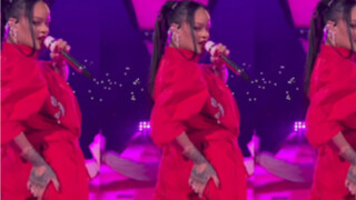 The little girl expressed her不服 and decided to take on Rihanna.