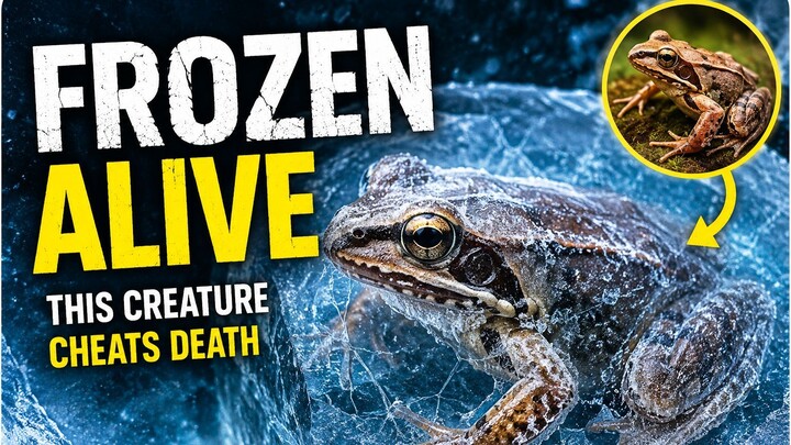 This Frog Freezes Solid… Then Comes Back to Life 🐸❄️