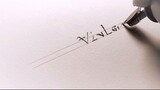The fictional text in Violet Evergarden~