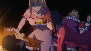 Darkness melihat Kazuma diikat dan disiksa secara brutal, tapi dia tidak menyangka kalau posisi mere