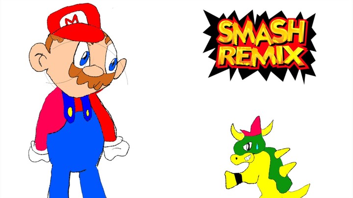 Smash Remix - Remix 1P Playthough with Giant Mario(Very Easy)