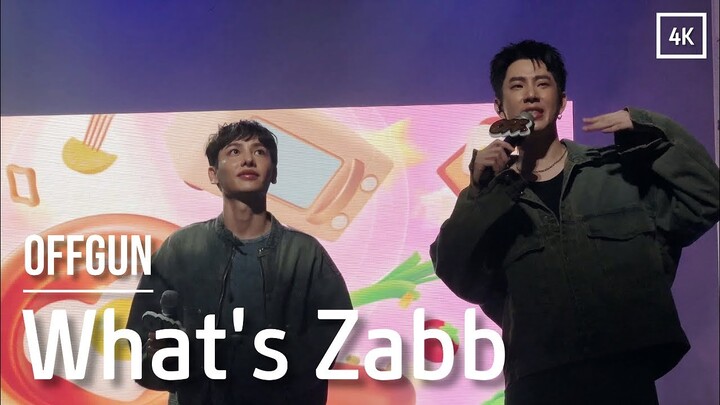 [4K] 240622 옾깐 'What's Zabb' | OGxFANDAY11inSeoul | OffGun | ออฟกัน