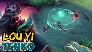 LOUYI - TENKO | NEW ELITE SKIN | ENTRANCE AND SKILLS EFFECTS | MOBILE LEGENDS