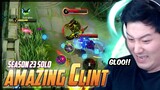 Gosu General picked Clint in Solo Rank | Mobile Legends