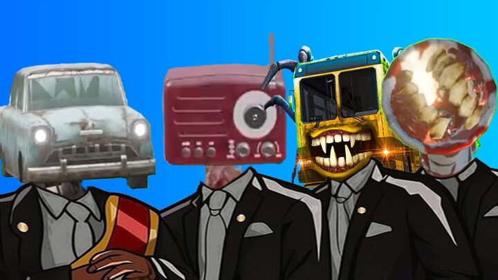 Car Head & Radio Head & Bus Eater & Megaphone - Coffin Dance Meme ( Cover )