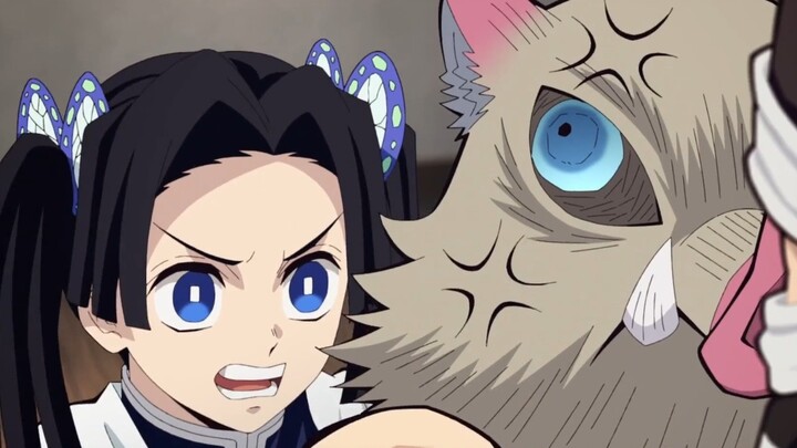 The pig stayed on the ceiling and kept squealing all day and all night. If Tanjiro had gotten more s