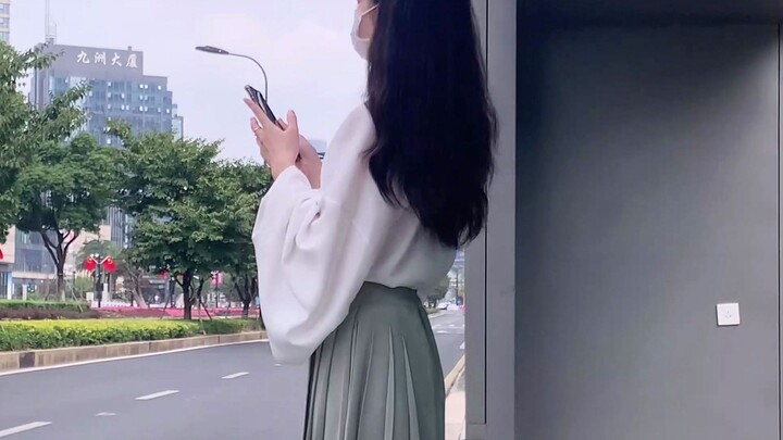 【Top-Tier Fortune】Day 15 of the challenge: wearing Han-style attire to work~