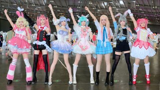 在漫展挑战和100个萌妹跳舞！