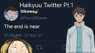 If Haikyuu Characters had Twitter Pt.1