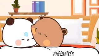 Chỉ cần ôm Bubu và ngủ với anh ấy thôi.