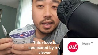 Asmr Eating Sounds - Skyr Blueberry Quark🫐🍶