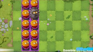 pháo đài gai vs zombie cấp 100 #game