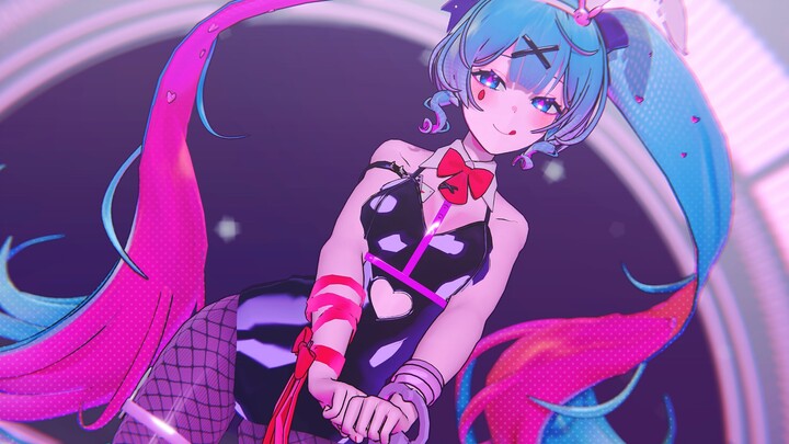【MMD】 Shindelura (Giga First Night Remix) - TDA Rabbit Hole Miku