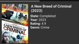 a new breed of criminal 2023 by eugene