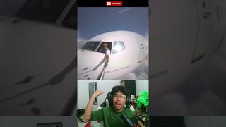 selfie pas terbang gak tuh😎 #pilotgg #kece #pesawat