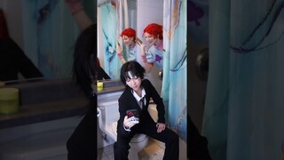 Is @cosm1play  following me?? 🤔 #anime #cosplay #hunterxhunter #chrollolucifer #hisoka #skit