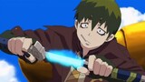 Blue Exorcist - Amaemon is very playful and repeatedly pulls out the magic sword to play with phosph