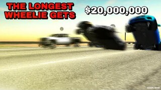 The Longest Wheelie Win $20,000,000!! | Car Parking Multiplayer