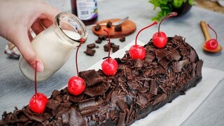 WAJIB COBA !! BLACK FOREST BOLU GULUNG NYOKLAT BANGET | ANTI GAGAL | CAKE ROLL # 128