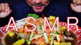 ASMR:Salmon Salad (EATING SOUNDS)|COCO SAMUI ASMR #ยำแซลมอล#asmr#mukbang