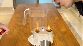 Invite your friends to watch the advanced version of the dice burning challenge