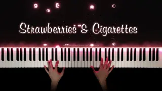 Troye Sivan - Strawberries & Cigarettes | Piano Cover with Strings (with Lyrics)