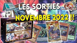 Yu-Gi-Oh! CALENDRIER DES SORTIES DU MOIS DE NOVEMBRE 2022 !!