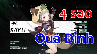 Build Sayu: Nhân Vật 4 Sao - Làm Cho Đội Hình Bạn Thú Vị Lên Rất Nhiều | Genshin Impact