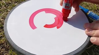 Art turntable painting