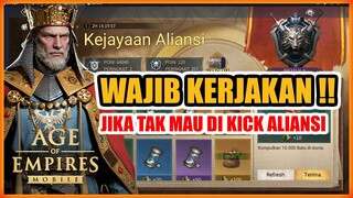 EVENT YANG WAJIB DIKERJAKAN JIKA TAK MAU DI KICK ALIANSI !!