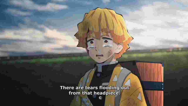 Inosuke Crying will move you to tears! #DemonSlayerMugenTrain