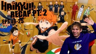 Haikyuu Recap Pt 2 Eps 16-25!