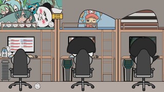【沙雕动画】当舍友和家里人打电话时