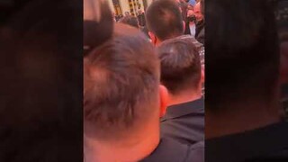 Xiao Zhan's arrival and activities inside TOD'S fashion show venue (Feb 23, 2024)