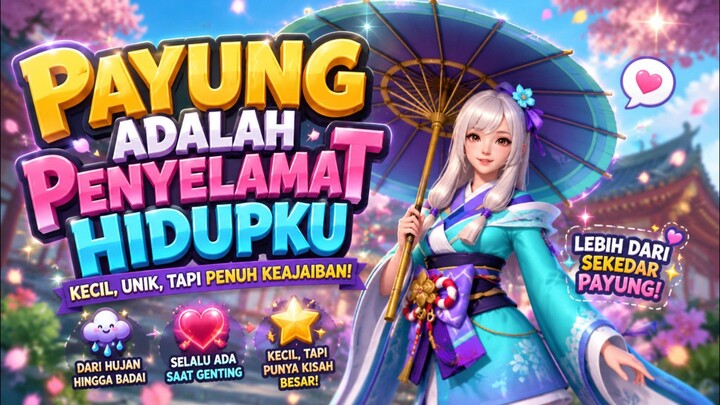 kagura dengan payungnya #KompetisiKreasiUnggahan7#Game#TrendingHunt#BestOfBest #mobilelegends